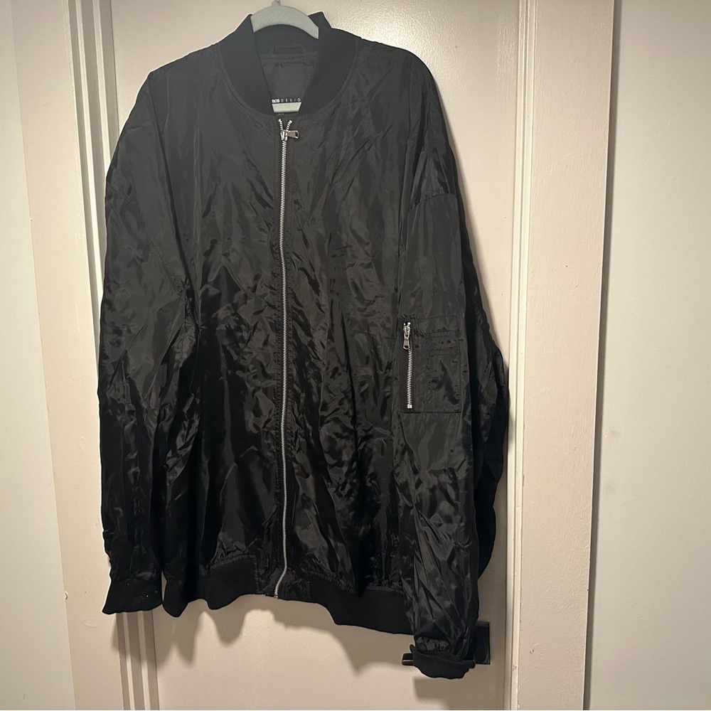 ASOS Black Bomber Jacket